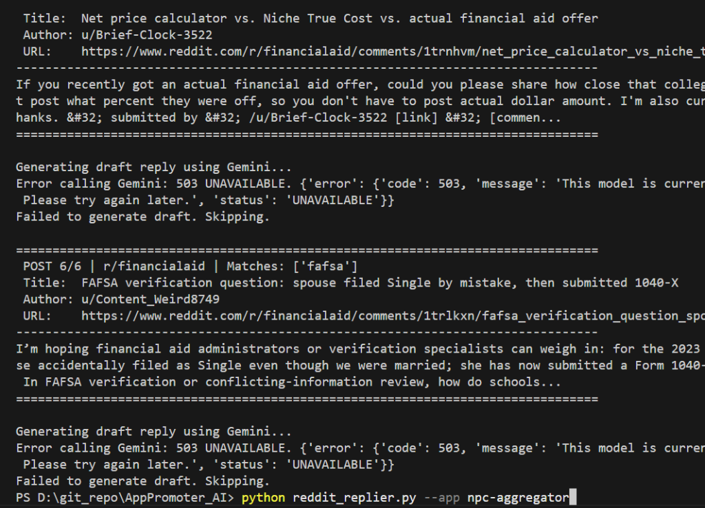 CLI Review Interface